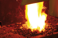 Metallbearbeitung im Feuer
